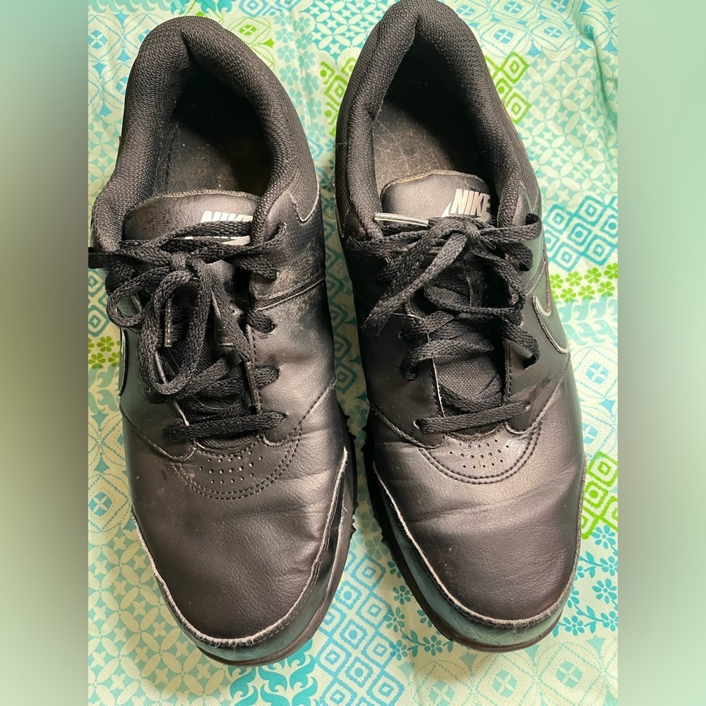 Nike Men's Black Athletic Shoes with White Swoosh golf Nike Durasport 4 - Picture 2 of 6
